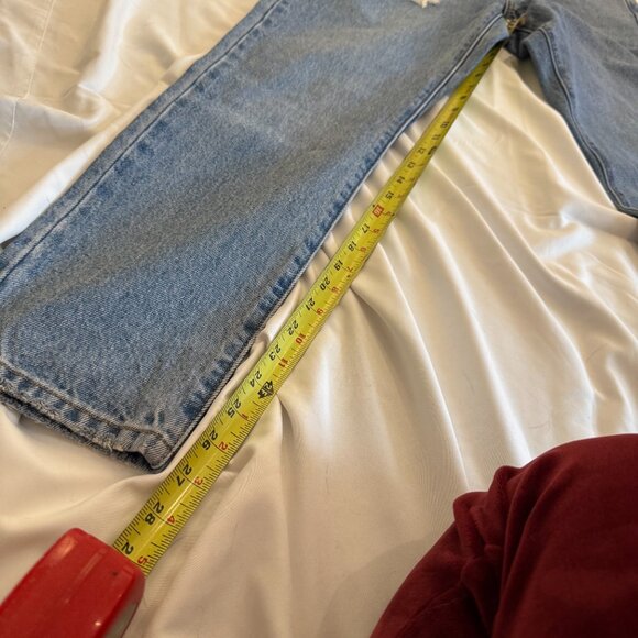 Levi's 501 Distressed High Rise Skinny Jeans - 28x28 - Picture 6 of 11